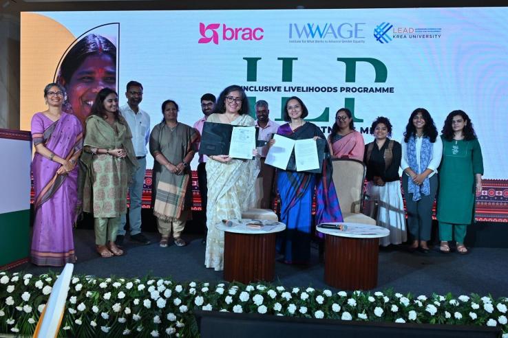 J-PAL SA senior leadership with the BRAC team