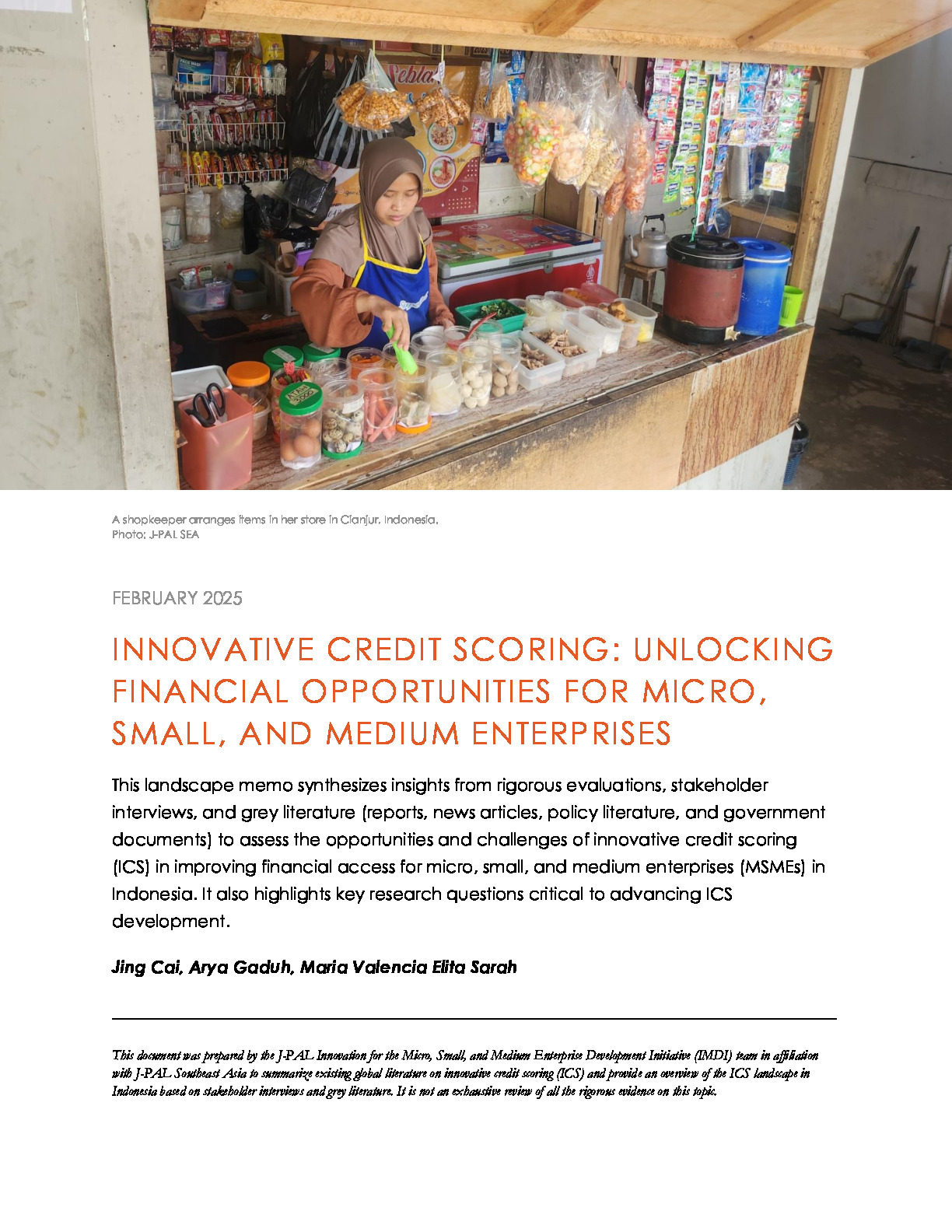 Innovative Credit Scoring: Unlocking Financial Opportunities for MSMEs