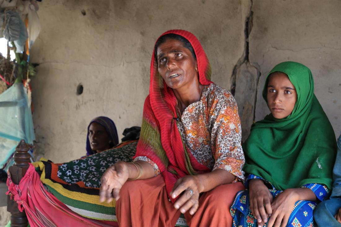 Two Pakistani woman having a conversation