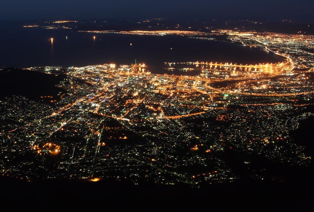 sky view of south africa