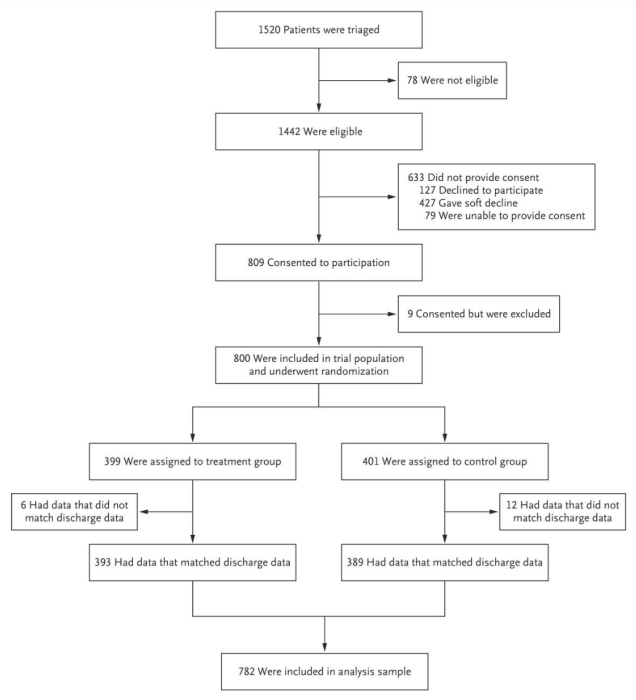 Diagram of randomization flow