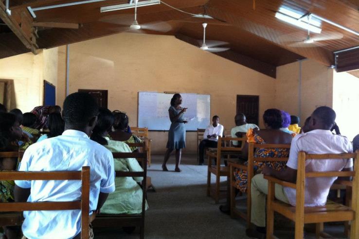 A matching meeting with firms in Ghana