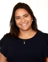 A headshot of a woman