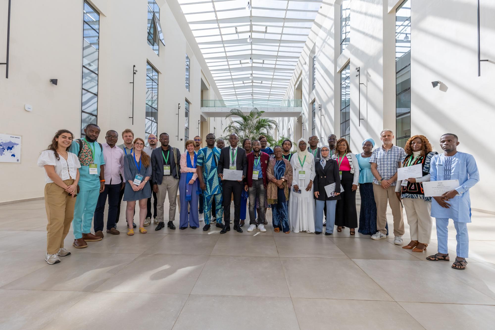 Participants and instructors from the 2024 summer school edition, hosted at UM6P in Rabat (Morocco).  