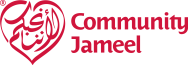 A red logo for community jameel