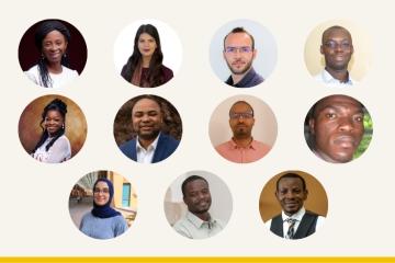 A collage of headshots of the researchers